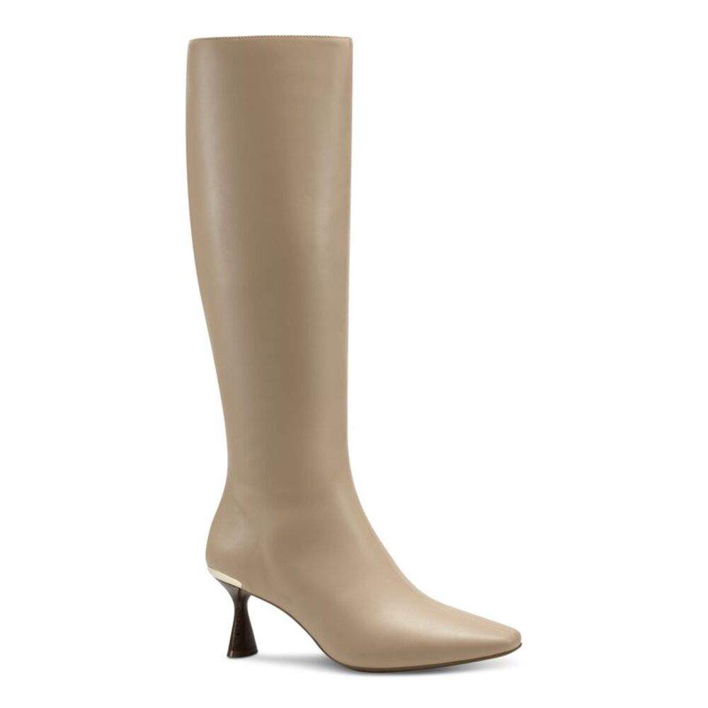 ALFANI Womens Beige Comfort Goring Cecee Pointed Toe Kitten Heel Boots 6.5 M